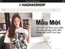 Tablet Screenshot of haihaishop.com
